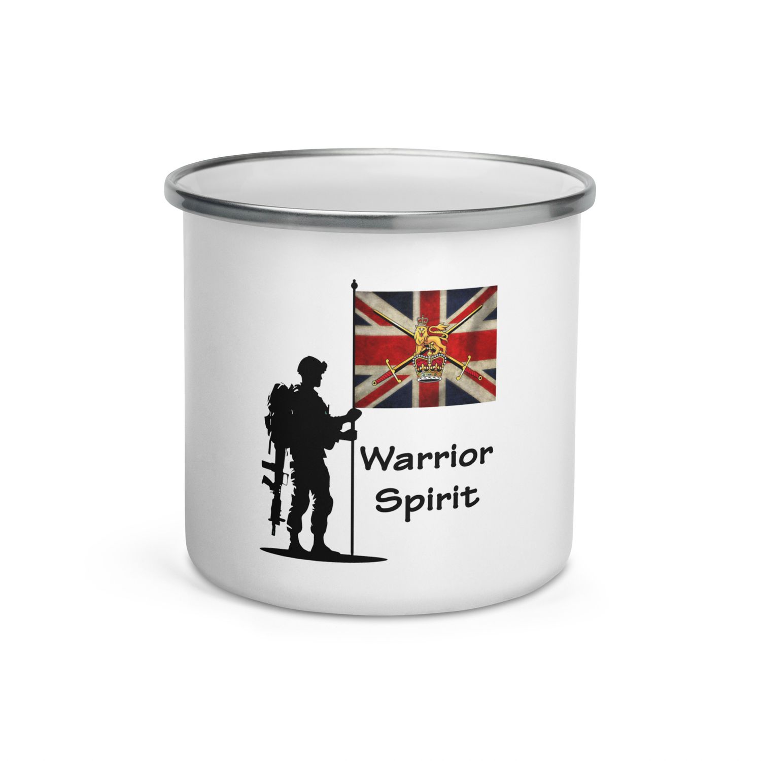 Warrior Spirit Enamel Coffee Mug