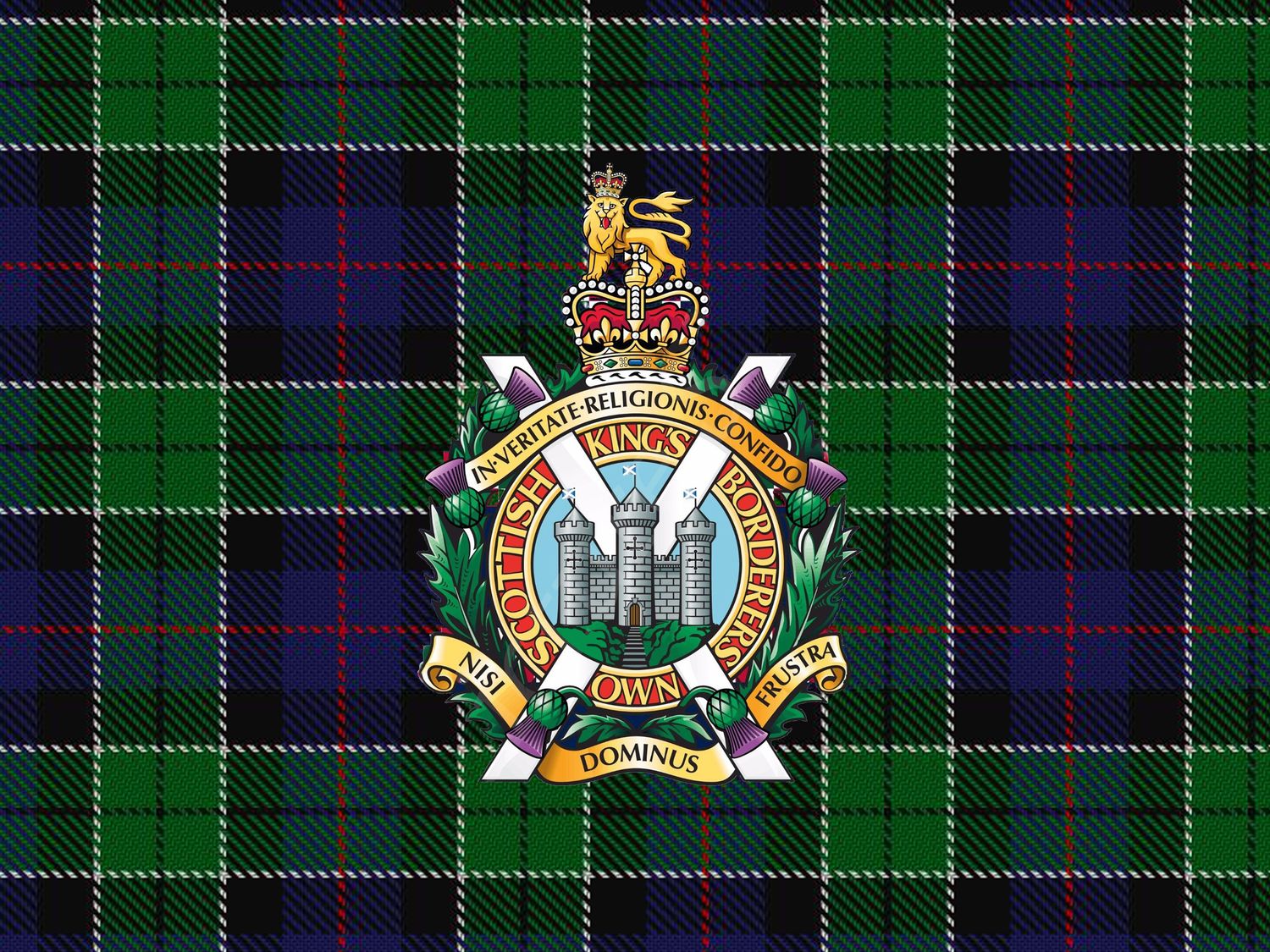 King&#39;s Own Scottish Borderers Premium Medals Box.  Makes the perfect Gift!