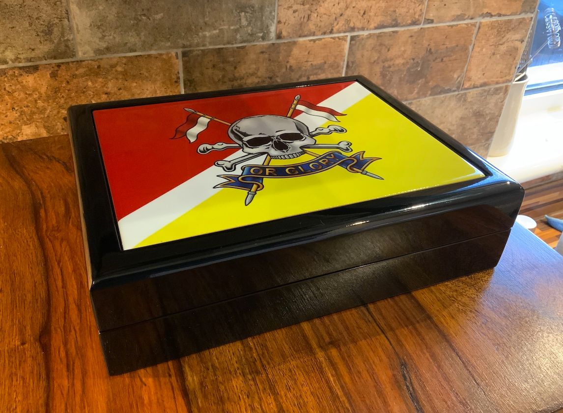 Royal Lancers Exclusive and Stunning Medals Box.