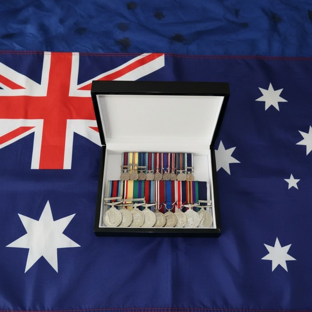 Royal Australian Navy Exclusive and Stunning Medals Box.
