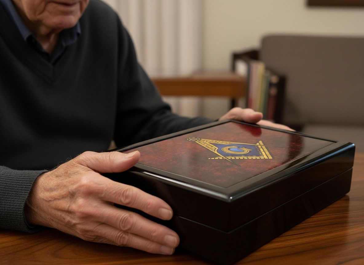 Freemason, Masonic Exclusive and Stunning Memorabilia Box.