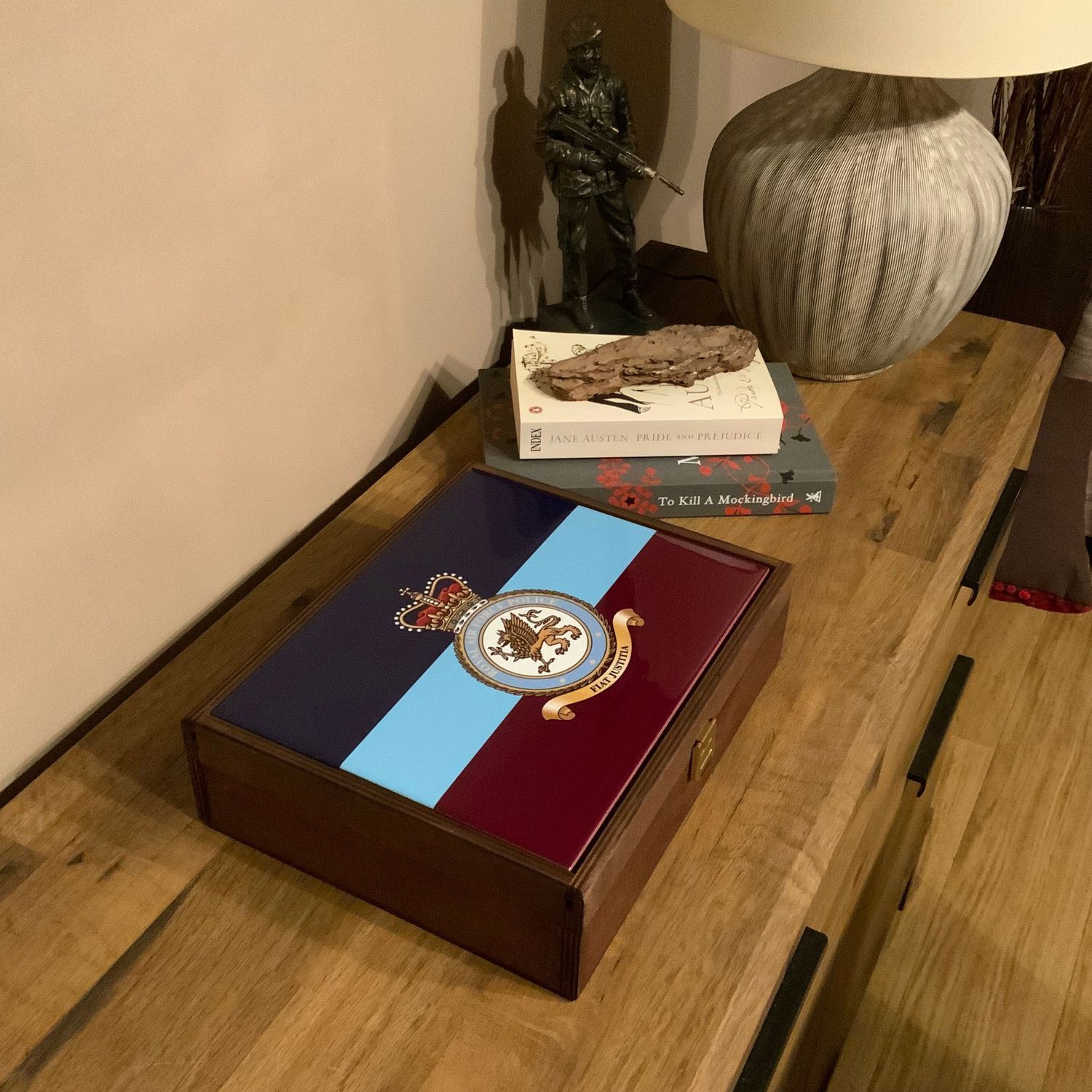 Royal Air Force Police RAF Police, Premium Large Military Medals Box.