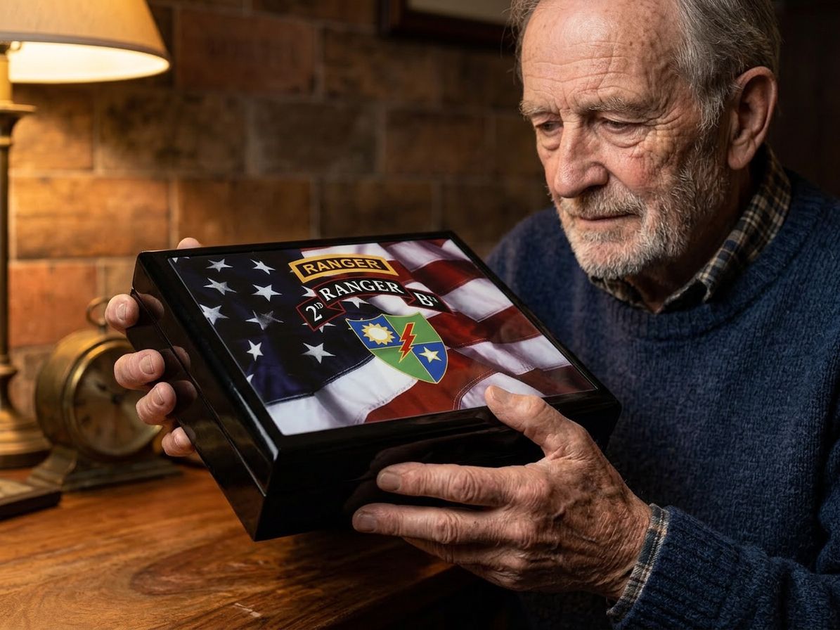 2nd Ranger Battalion Stunning Medals Box.