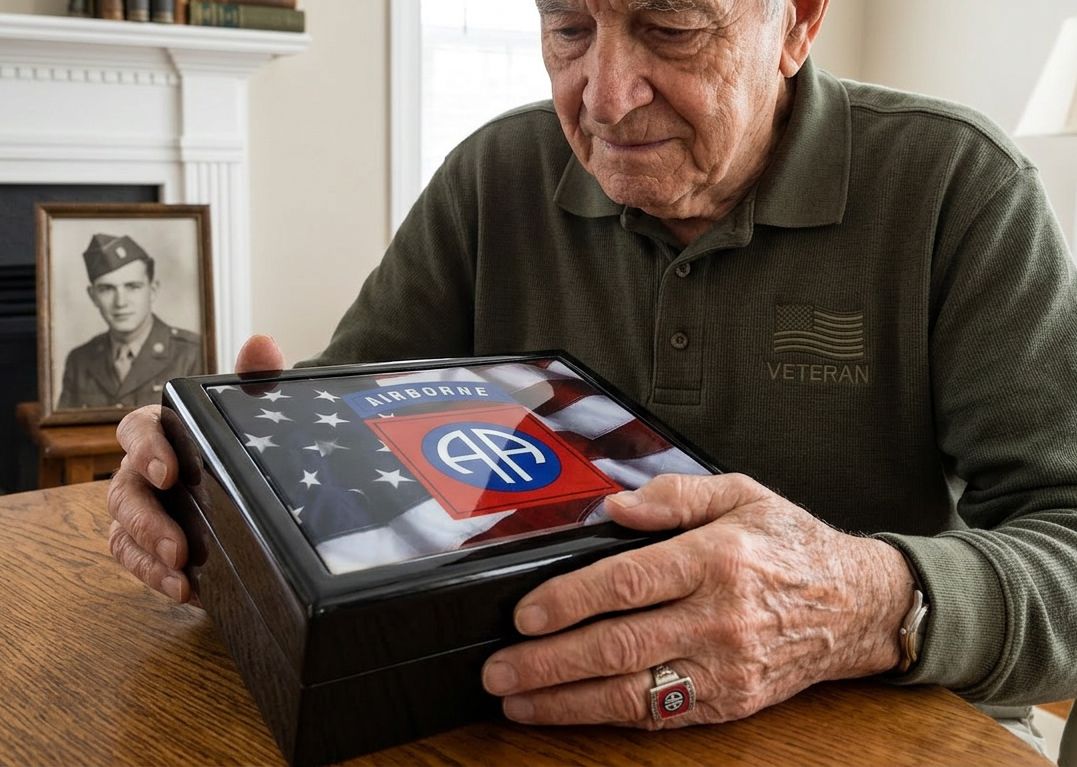 US Army 82nd Airborne Division Stunning Medals Box.