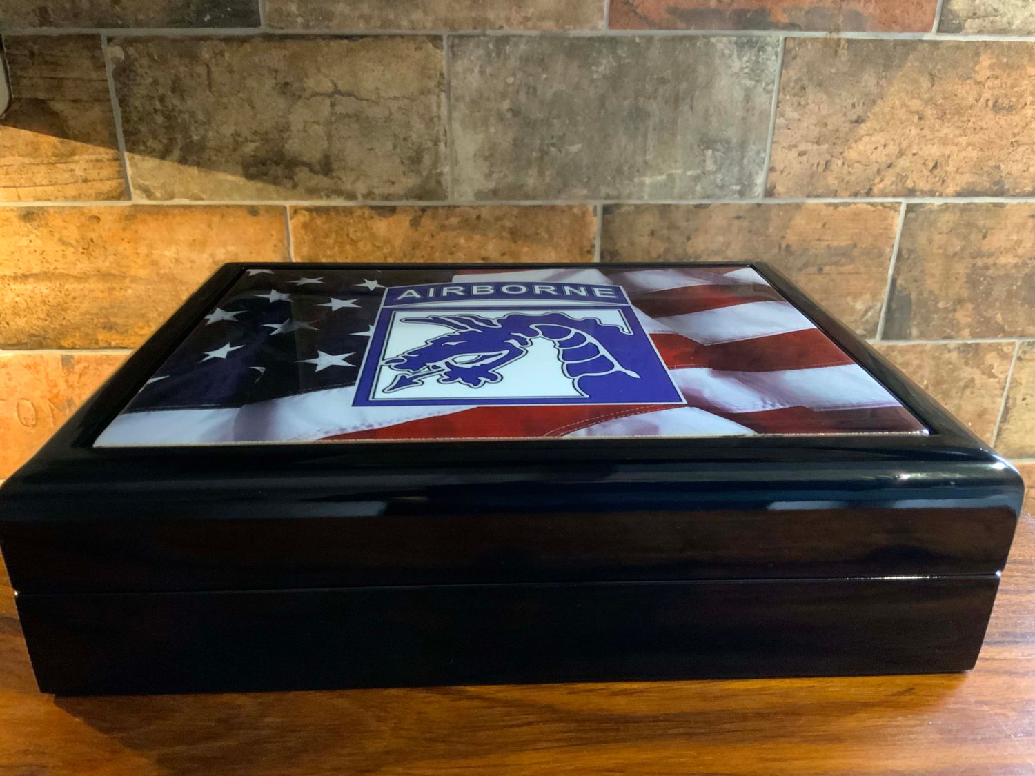 US Army 18th Airborne Corps "Sky Dragons" Stunning Medals Box.