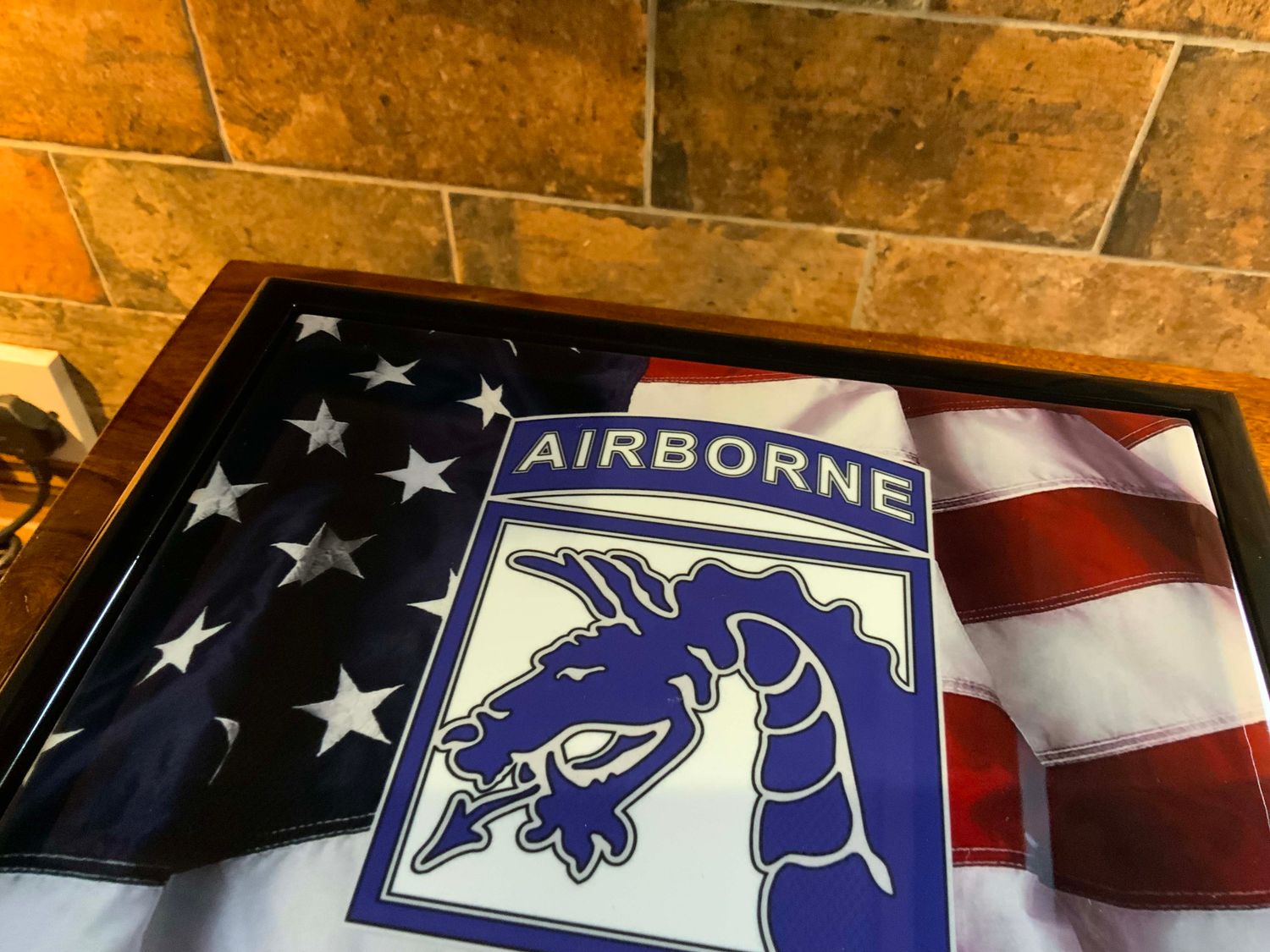US Army 18th Airborne Corps "Sky Dragons" Stunning Medals Box.