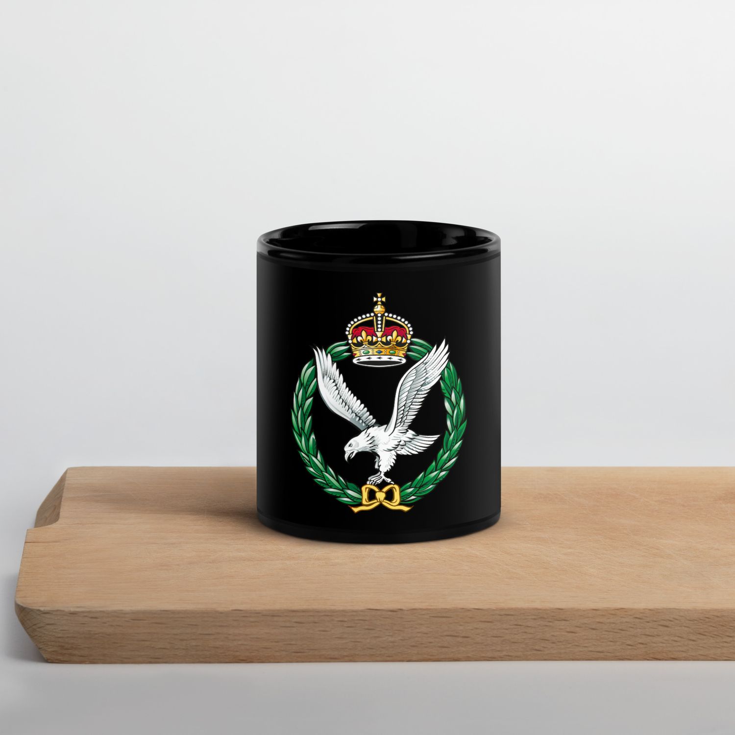Army Air Corps Black Mug