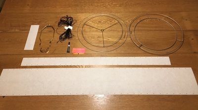 DIY Kit 2 Tier Fiberglass Lamp Shade Kit 15x9