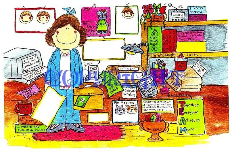 Business Woman Cartoon