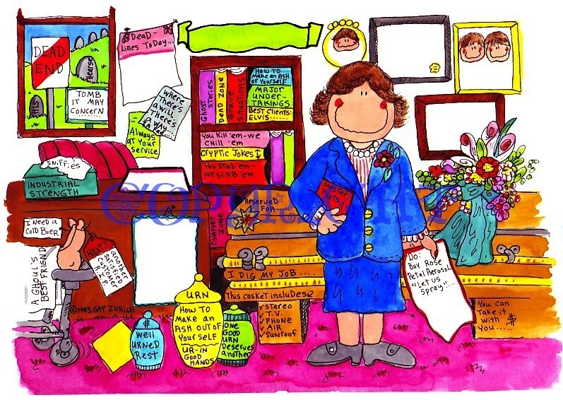 Funeral Director Cartoon