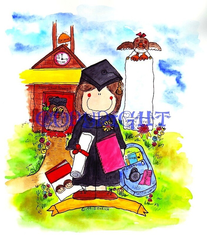 Personalized Graduation Cartoon