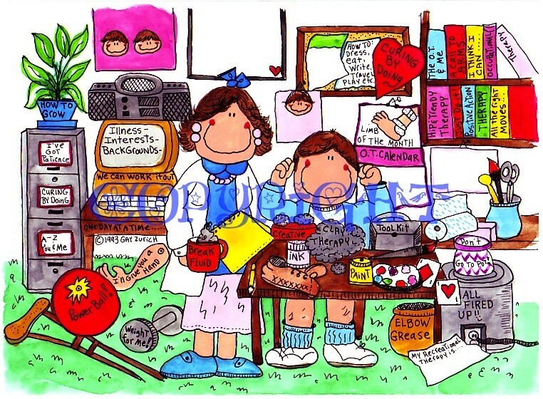 Occupational Therapist Cartoon