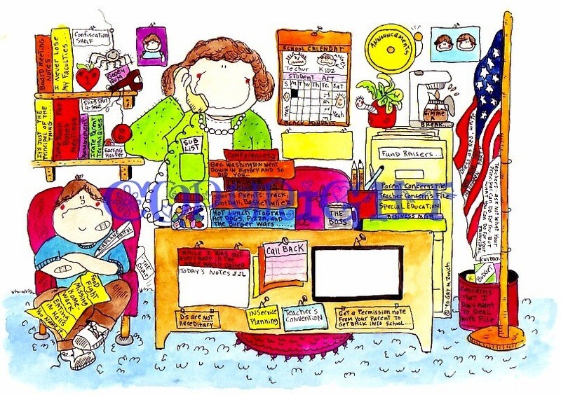Principal Cartoon