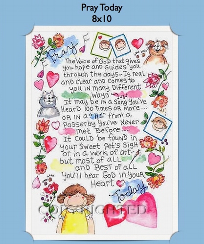 Pray Today - Personalized Cartoon Gift