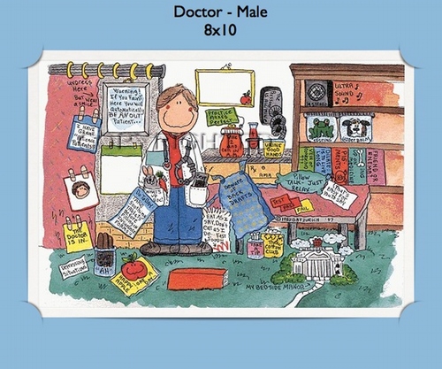 Doctor or Physician - Personalized Cartoon Gift