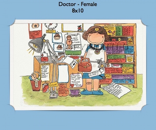 Doctor or Physician - Personalized Cartoon Gift
