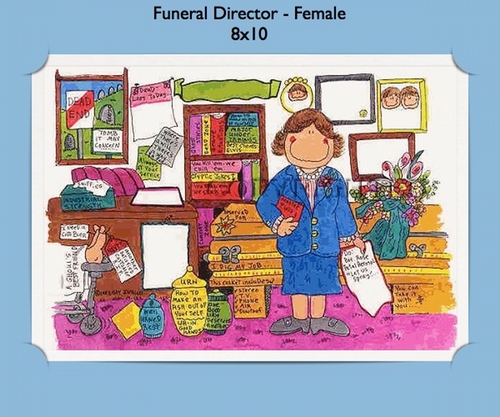 Funeral Director - Personalized Cartoon Gift