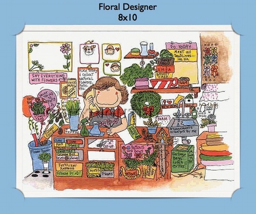 Florist - Personalized Cartoon Gift