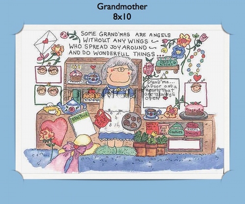 Grandma - Personalized Cartoon Gift