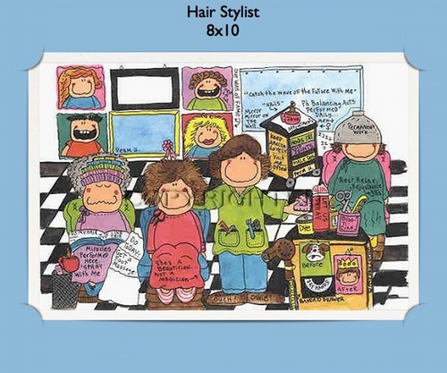 Hairstylist - Personalized Cartoon Gift