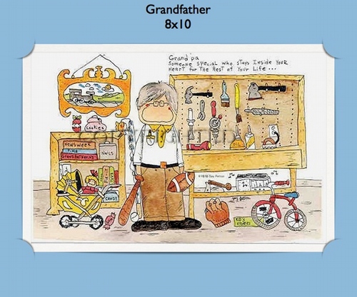 Grandpa - Personalized Cartoon Gift