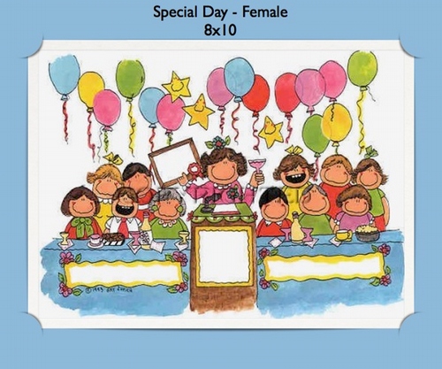 Special Day Female  - Personalized Cartoon Gift