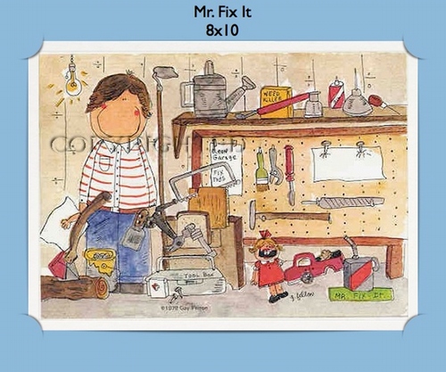 Mister Fix It - Personalized Cartoon Gift