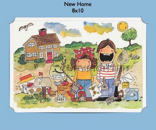 New Home  - Personalized Cartoon Gift