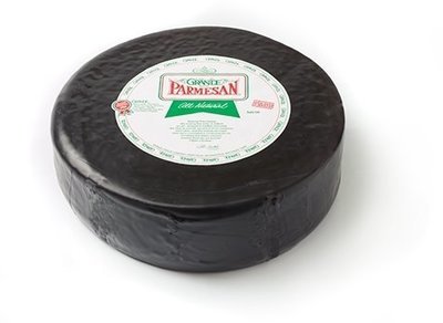 Belgioso ​Cheese Parmesan Whl Blk Wax 2/12lb