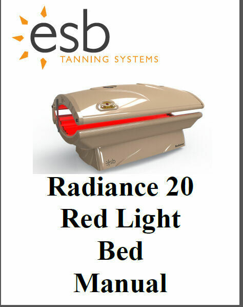 User Manual Radiance 20 Red Light Therapy Bed PRINTED Book