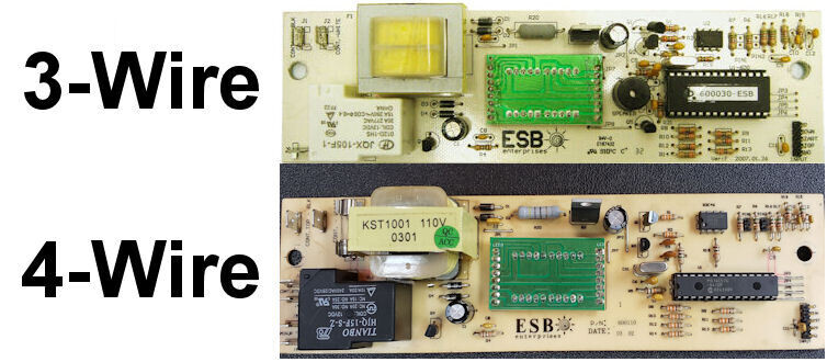 Timer circuit board, Top-Side control panel, ESB 4 Button Timer, Send to us for rebuild ONLY...READ Description below