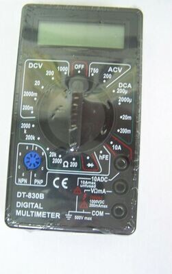 Mini Digital Multimeter Volt Meter with Test Probes