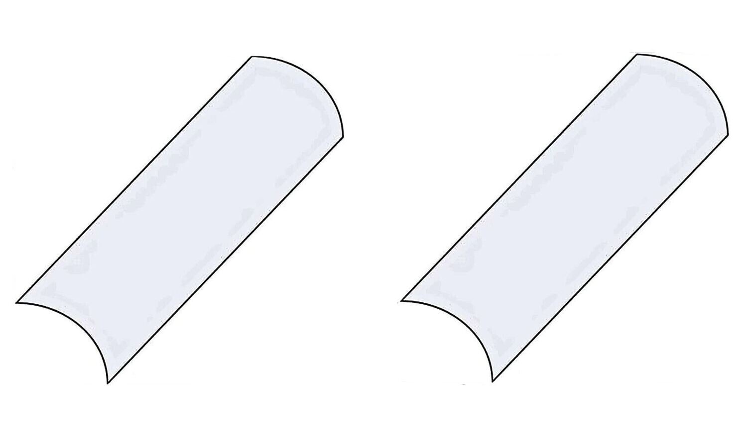 2 Pro Sun Azure Replacement Acrylic Lamp Shield Acrylic Set