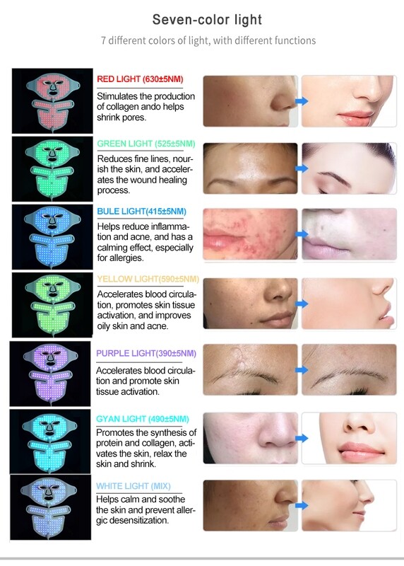 E49 Silicone Face Mask Light Therapy Mask