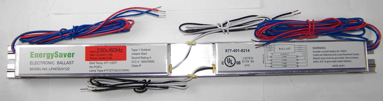 Energy Saver 230 Volt Ballast