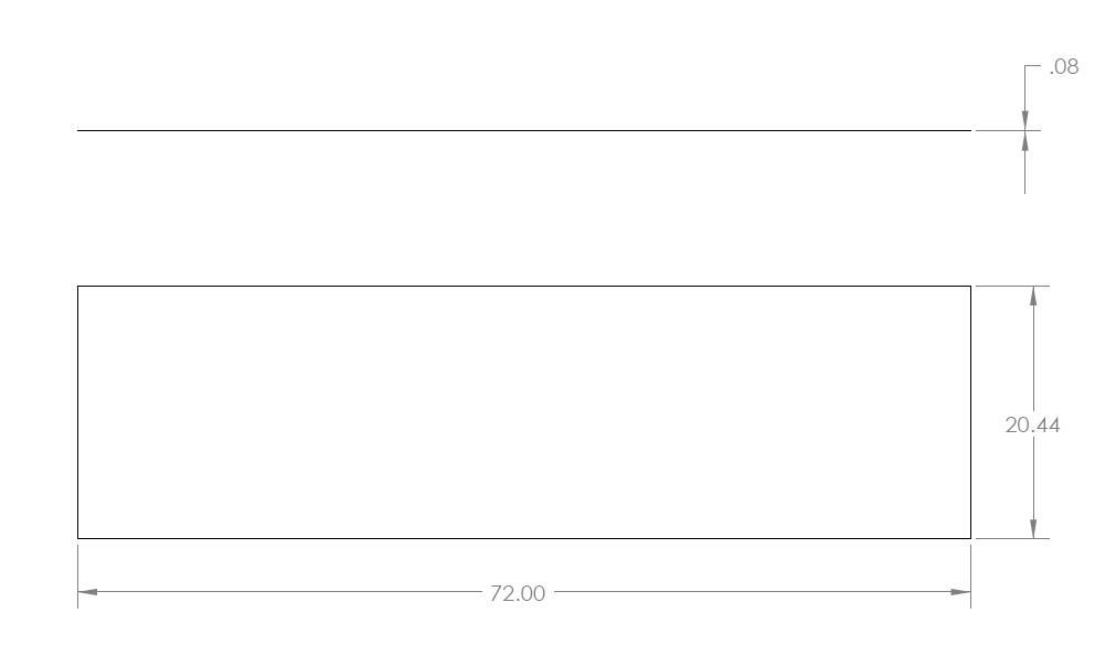 Acrylic, Standup. Fits Elite and Sunsplash &quot;Door Beds&quot;