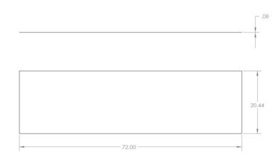 Acrylic, Standup. Fits Elite and Sunsplash &quot;Door Beds&quot;