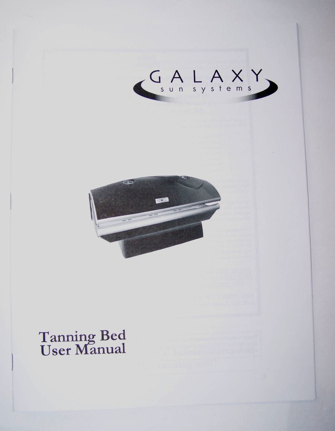 Galaxy Sun Systems Uers Manual PRINTED