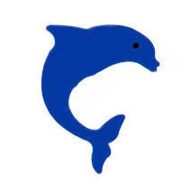 25 Dolphin Tanning Stickers Sun Tan Tattoo