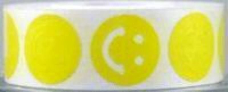 25 Smiley Face Tanning Stickers Sun Tan Tatto Stencils
