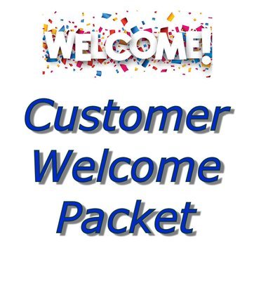 New Customer Welcome Packet $50.00 Worth of Coupons