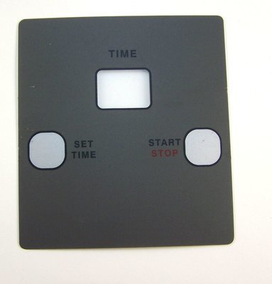 Timer Overlay Gray Galaxy Timer Control Panel Sticker Touchpad