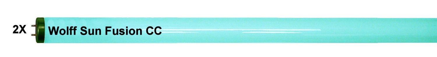 2 Pack Sun Fusion Wolff CC Tanning Lamps 20 min.