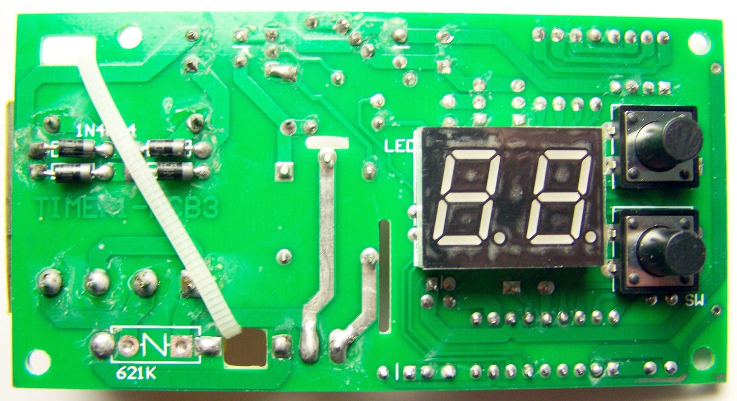 120/240 Volt Timer ESB 2 Button Tanning Bed Timer, also fits Solar Storm and Sunfire models