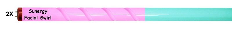 2 Pack Sunergy Facial Swirl Tanning Lamps 20 min.