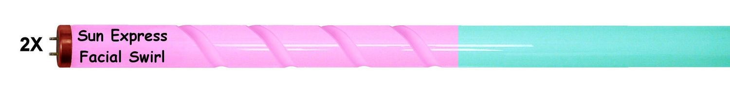 2 Pack Sun Express 17 Minute Facial Swirl Lamps