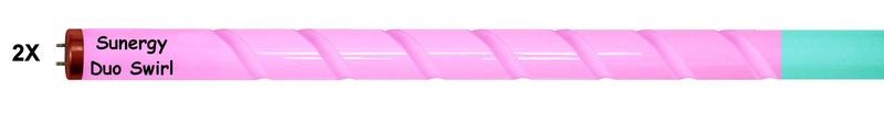 2 Pack Sunergy Duo Swirl Tanning Lamps 20 min.