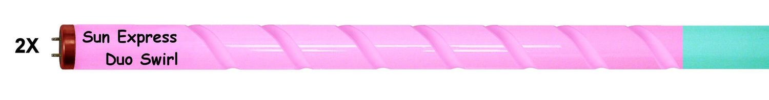 2 Pack Sun Express 17 Minute Duo Swirl Lamps