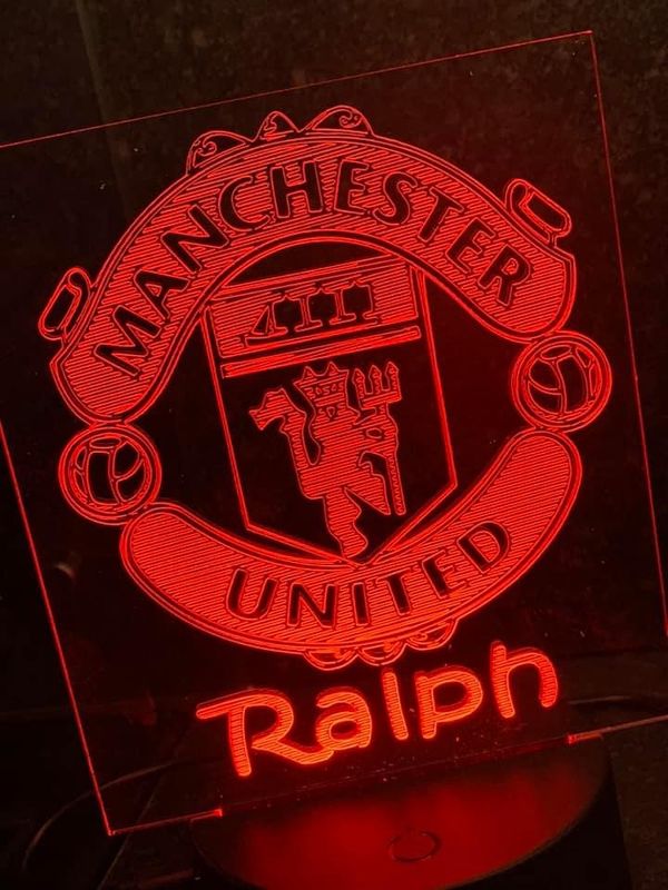 LED FOOTBALL TEAM PERSONALISED LIGHTS (colour changing) FREE SHIPPING