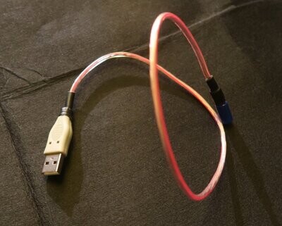 Câble de mise à la terre USB / Douille cylindrique 2,50m et plus
